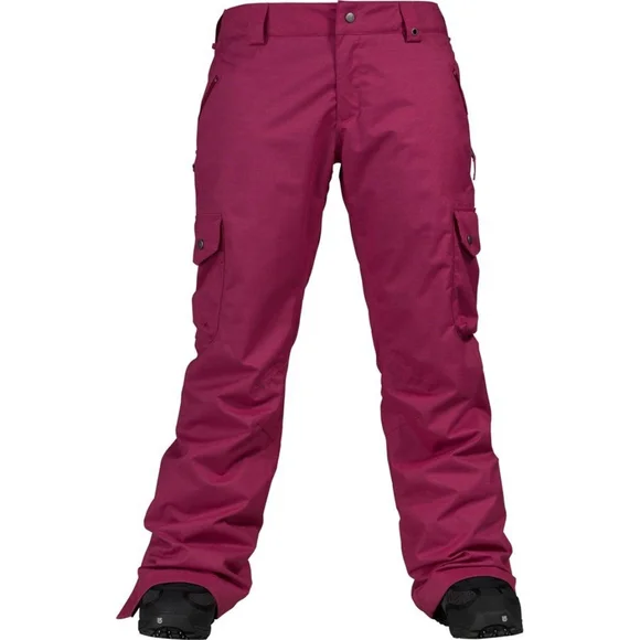Burton Lucky GMP snow pants Magenta Some ware at bottom of the pants - Main Image
